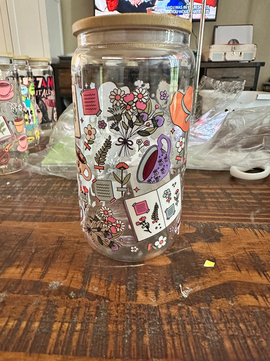 Cottagecore Glass Cup