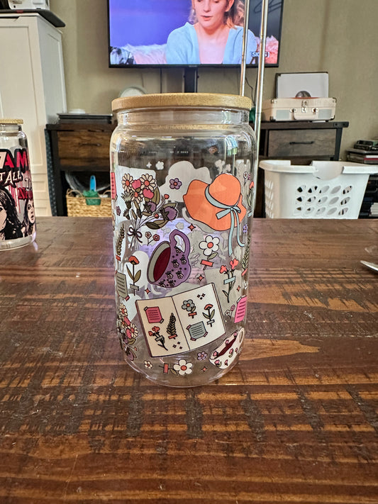 Cottagecore Glass Cup
