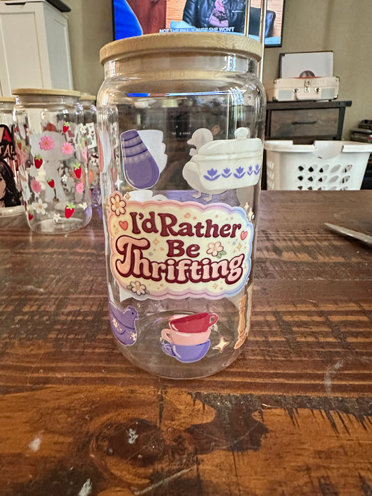 Thrifting Glass Cup