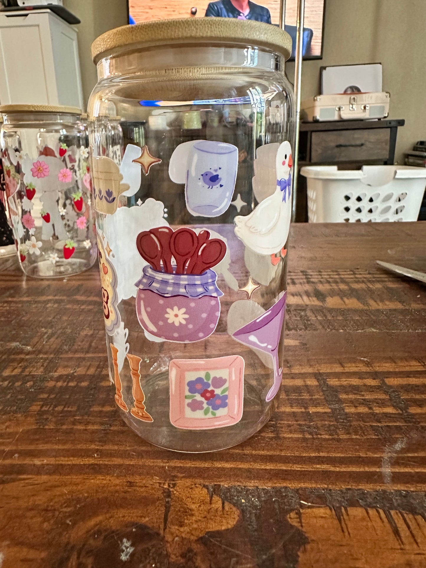 Thrifting Glass Cup